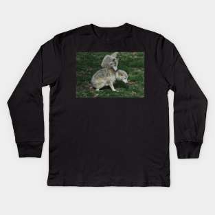 Wolves Kids Long Sleeve T-Shirt